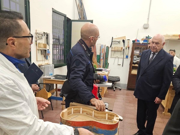 Visita di Nordio al carcere di Secondigliano