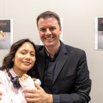 Don Nicolò Ceccolini con Almeida Canales Sasha Mishelle (attrice)