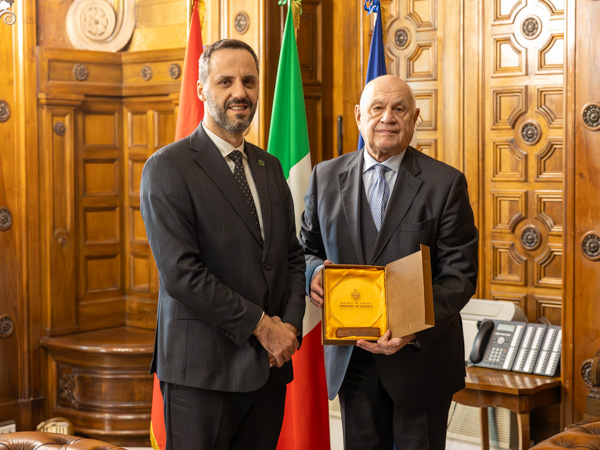 Carlo Nordio incontra omologo albanese Besfort Lamallari (foto Ministero della giustizia)