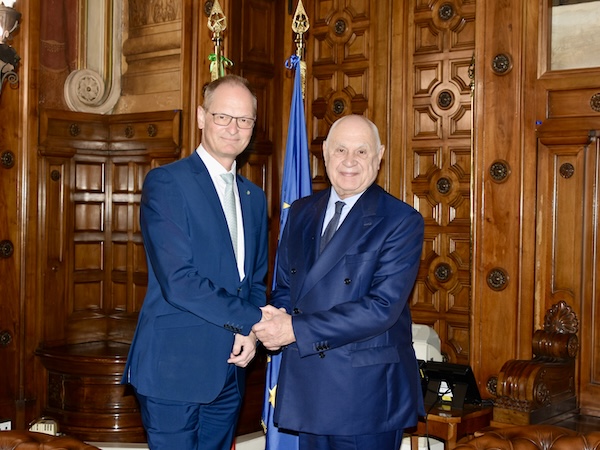 Carlo Nordio e Ambasciatore tedesco Bagger (foto del Ministero della Giustizia))