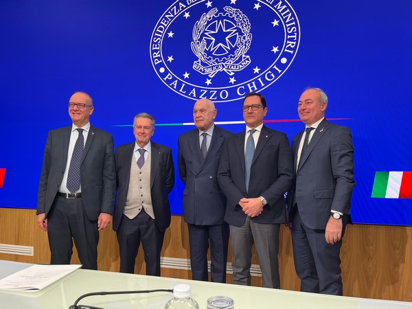 Folsom Freedom - conferenza stampa 4 dicembre 2025 a Palazzo Chigi (foto Ministero della Giustizia)