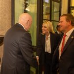 Carlo Nordio, Pam Bondi (Attorney General degli Stati Uniti) e Tilman Fertitta (Amasciatore USA in Italia)