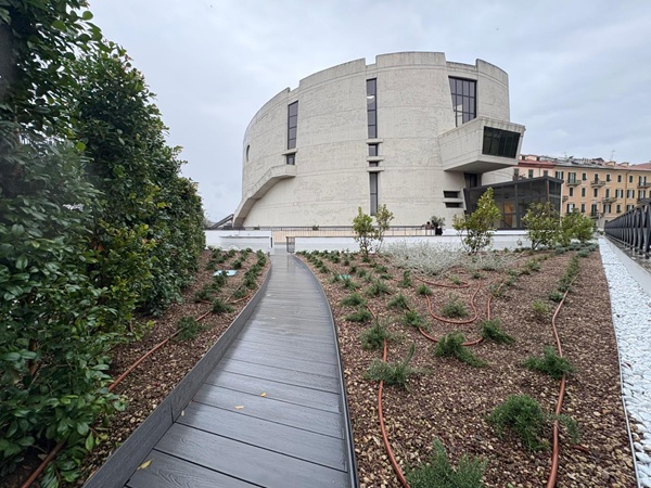 tetto verde ufficio del giudice di pace di Savona