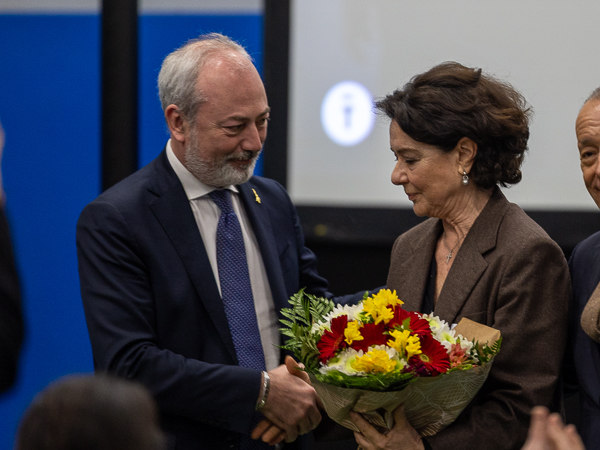 Andrea Ostellari e Monica Guerritore