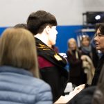 Monica Guerritore risponde alle domande dei ragazzi dell'IPM Casal del Marmo