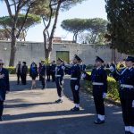 Antonio Sangermano davanti al Picchetto d'Onore