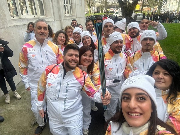 Il Beccaria e la torcia olimpica (credit: Ipm Beccaria)