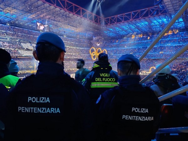 Milano inaugurazione Olimpiadi 2026 - Servizio della Polizia penitenziaria (credit foto Polizia Penitenziaria)