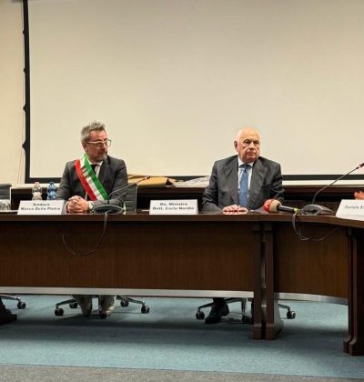 Il Ministro Nordio a Spresiano (foto del Ministero della Giustizia)