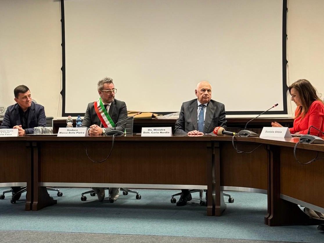 Il Ministro Nordio a Spresiano (foto del Ministero della Giustizia)