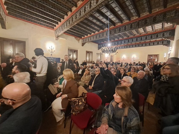 Il ministro Nordio al convegno a Ferrara, palazzo della Racchetta.