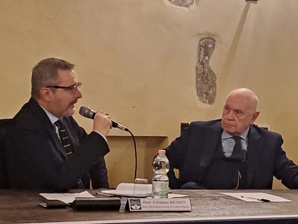 Il ministro Nordio al convegno a Ferrara, palazzo della Racchetta.