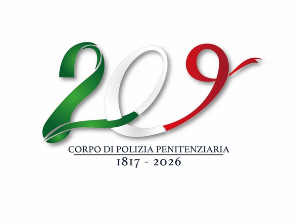Logo del 209° Annuale di fondazione del Corpo di polizia penitenziaria