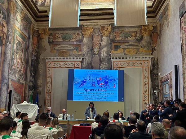 Fiamme azzurre -Premiazione al Senato - 9 aprile 2026 (foto del Ministero della Giustizia)