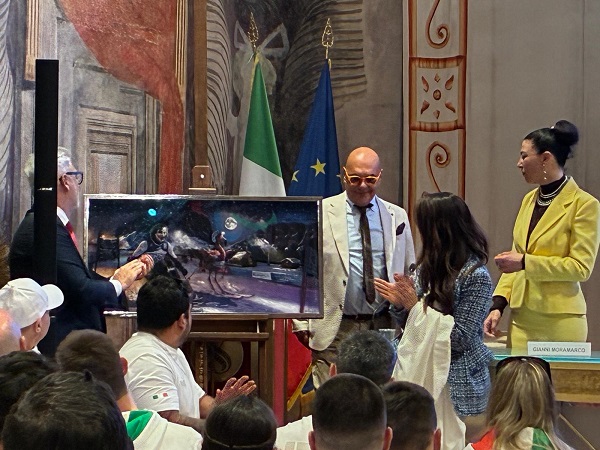 Fiamme azzurre -Premiazione al Senato - 9 aprile 2026 (foto del Ministero della Giustizia)