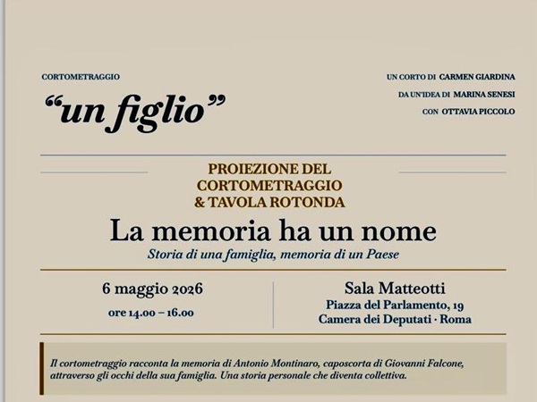 Locandina "un figlio"