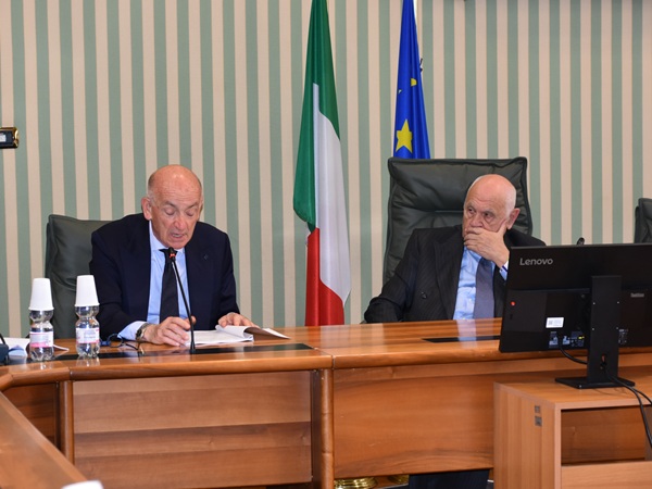 Il ministro Nordio e il viceministro Sisto