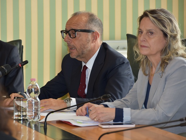 Il capo dipartimento per la Giustizia minorile e di Comunità Sangermano.