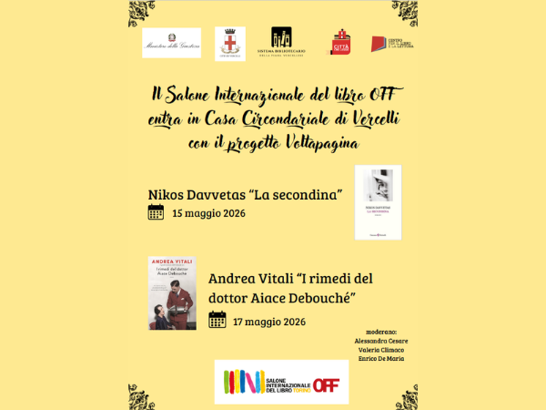 Torna “Voltapagina”, dal Salone del Libro di Torino alle carceri