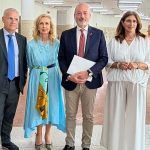 Il sottosegretario Ostellari e la capo Dog Lina Di Domenico in visita al tribunale di Padova