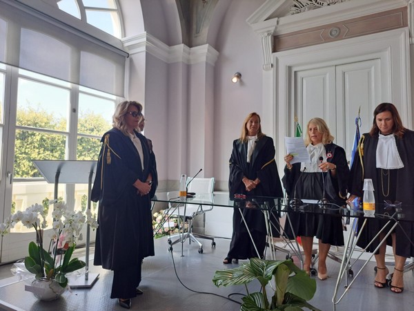 Cerimonia di insediamento nuova Presidente del Tribunale di SMC Vetere - Giovanna Napoletano (foto Tribunale di Napoli)