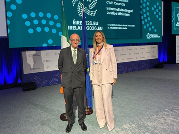 Il Viceministro Francesco Paolo Sisto all'incontro informale dei ministri della giustizia a Dublino - 17 luglio 2026 - Foto del Ministero della Giustizia