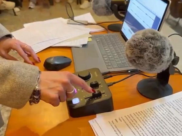 Registrazione del podcast "Ci credi ancora" - 7 agosto 2026 - Teatro della Casa circondariale di Foggia -Foto del Ministero della Giustizia