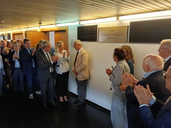 Napoli, l’aula 311 della Corte d’Appello intitolata a Galgano