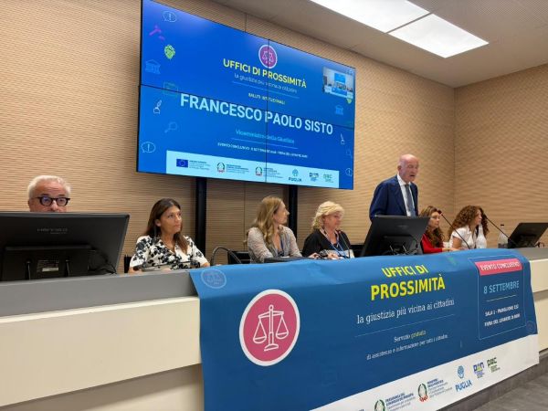 Il viceministro della Giustizia Francesco Paolo Sisto