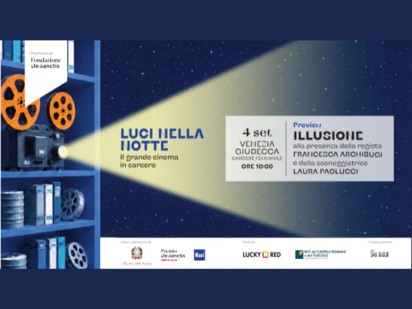 "Luci nella notte", carcere della Giudecca di Venezia, locandina