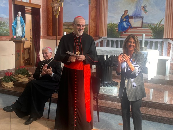 Cardinal Pizzaballa riceve offerta per i bambini di Gaza - Carcere di Spoleto - 23 settembre 2026