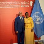 Carlo Nordio con Monica Juma, Executive Director UNODC – Abu Dhabi – 27 settembre 2026 - foto del Ministero della Giustizia