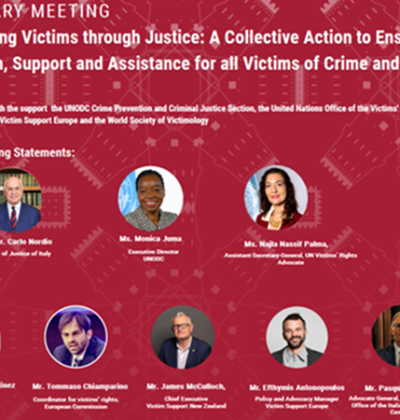 Presentazione del panel organizzato da Italia e UNODC Empowering Victims Through Justice - Abu Dhabi - 27 settembre 2026