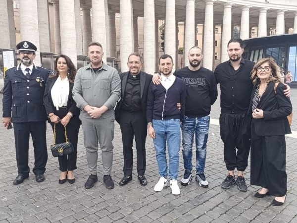 Detenuti della Casa Circondariale di Arienzo in visita dal Papa