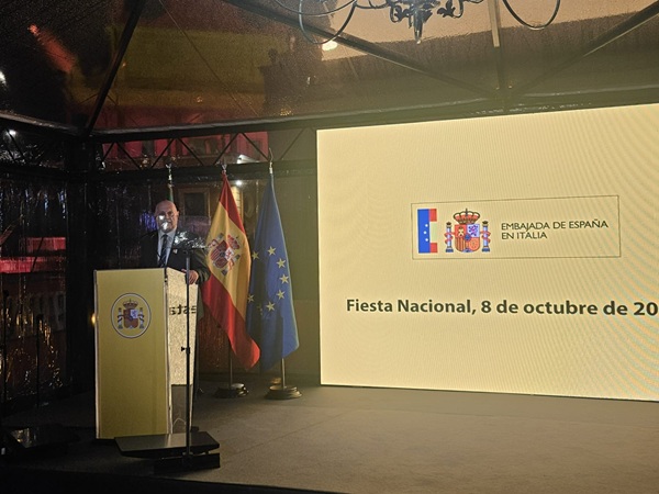 Il ministro Nordio ospite dell'ambasciatore spagnolo nell'ambito delle celebrazioni della Fiesta Nacional (12 ottobre), 8 ottobre 2026.