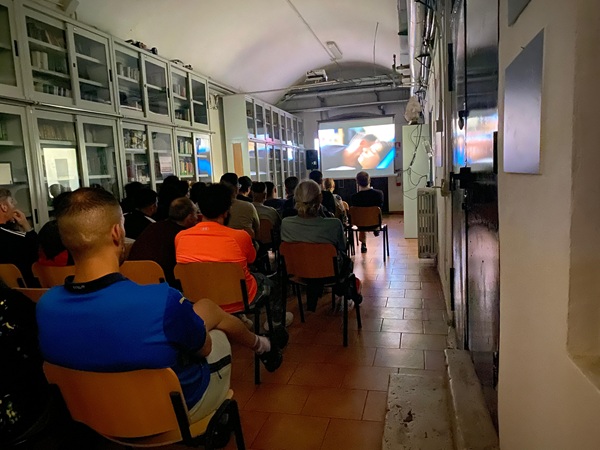 Carcere di Regina Coeli (Roma), proiezione del film 'Noi, un po' meglio'